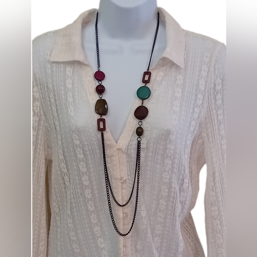 Elegant Multicolor Beaded Necklace